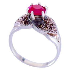 Anillo marquesita con piedra natural de 4 gramos Brilho