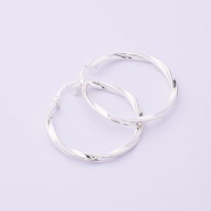 Aros Candonga. Plata Italiana 925. Peso: 5,4 Gramos. SKU: PCA0122002-2 Ancho: 3,9cm. Brilho.