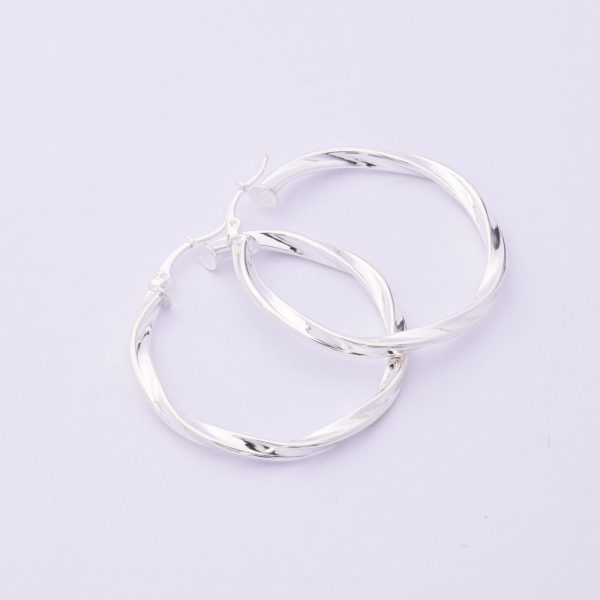 Aros Candonga. Plata Italiana 925. Peso: 5,4 Gramos. SKU: PCA0122002-2 Ancho: 3,9cm. Brilho.