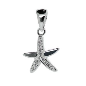 Dije estrella de mar con micro circones