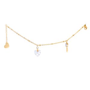 Pulsera de mujer en acero con diseños variados Brilho
