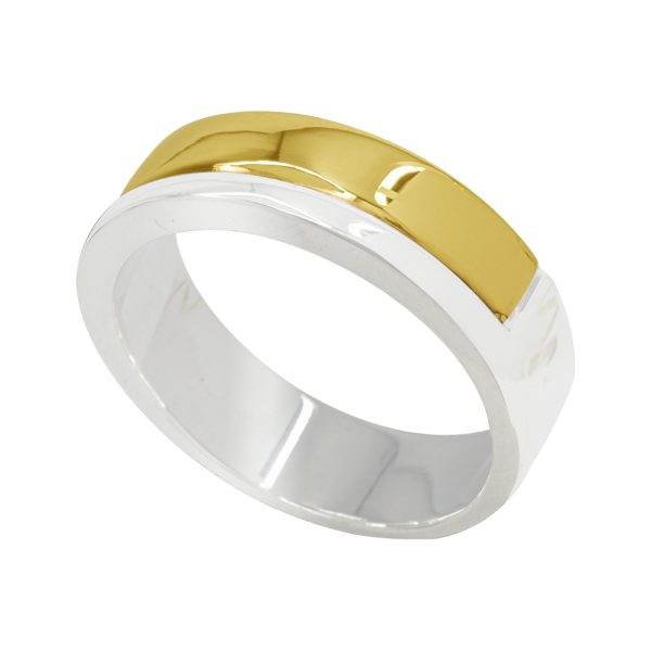 Anillo de compromiso con lamina de oro talla 23 Brilho
