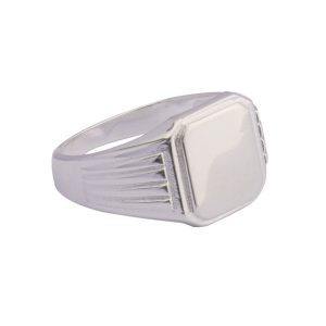 Anillo Sello de 6,0 gramos plata italiana 925 Brilho