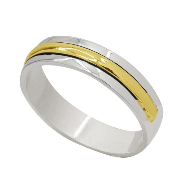 Anillo de compromiso con oro de talla 24 y de 4 gramos Brilho
