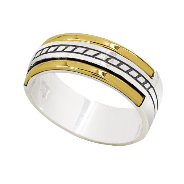 Anillo de compromiso con oro de talla 27 y de 8,3gr Brilho