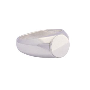 Anillo sello de 6,9 gramos plata italiana 925 Brilho