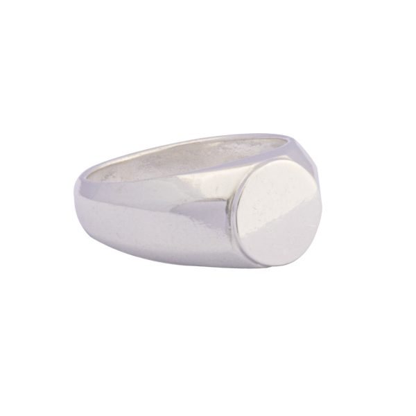 Anillo sello de 6,9 gramos plata italiana 925 Brilho