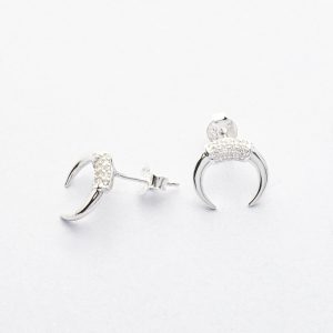 Aros topo con micro circón de 1,3 gramos Brilho