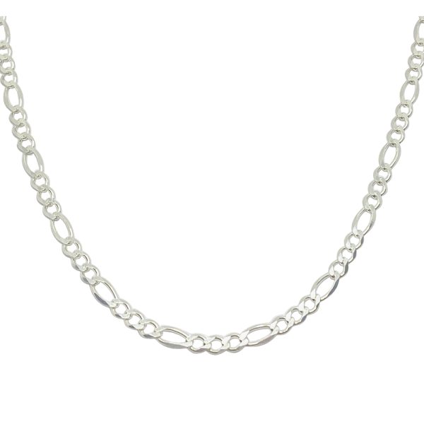 Cadena cartier 3x1 en plata italiana 925 de 60cm Brilho - Imagen 2