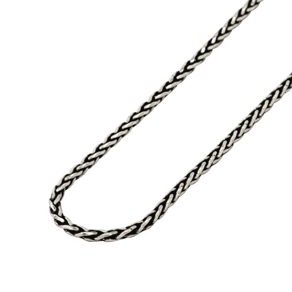 Cadena espigas envejecida de 60cm de 7,7gramos Brilho