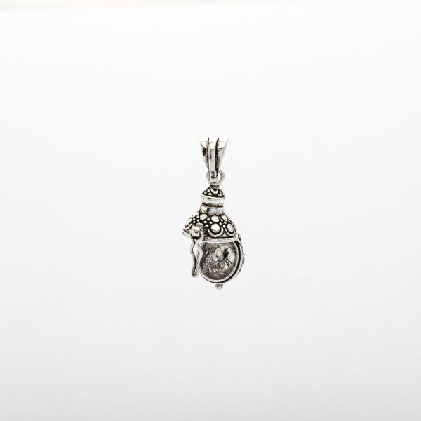 Dije colgante religioso enjevecido en 5,5gr plata italiana 925 Brilho - Imagen 2
