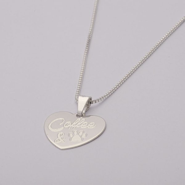 Conjunto collar y colgante de 5,18gramos plata italiana Brilho
