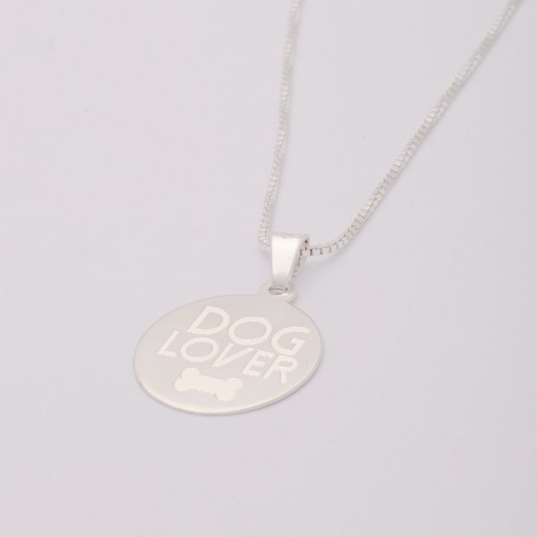 Conjunto collar y colgante dog lover 5,8gr Brilho