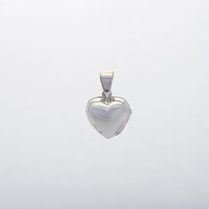 Dije colgante corazón en 2,9 gramos plata italiana 925 Brilho