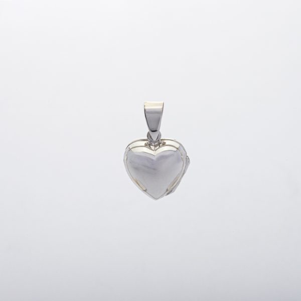 Dije colgante corazón en 2,9 gramos plata italiana 925 Brilho