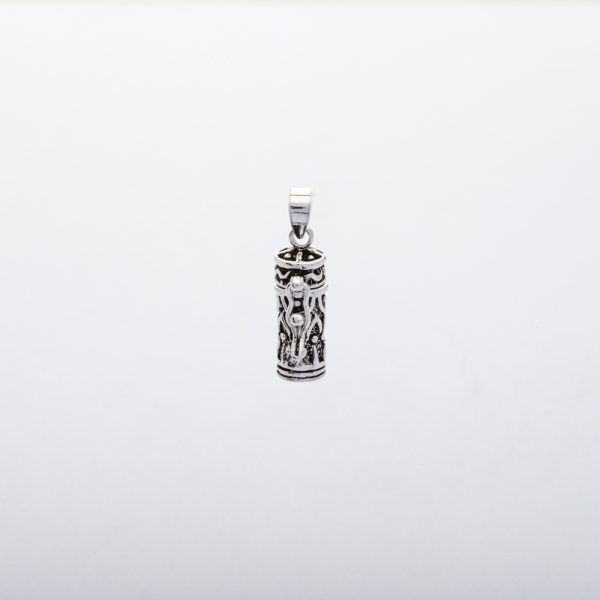 Dije colgante relicario en 4,7gr plata italiana 925 Brilho