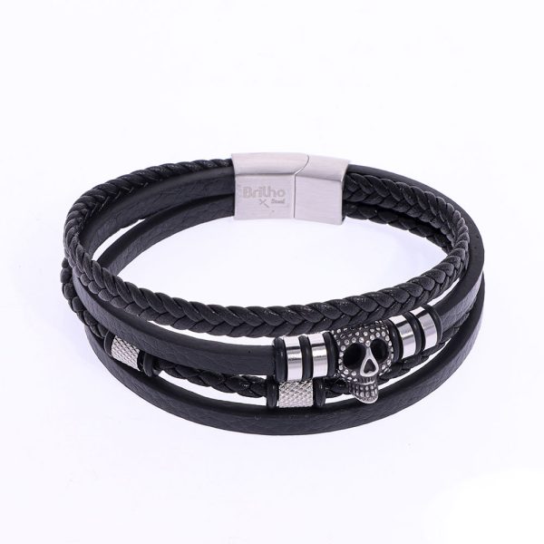 Pulsera de hombre en acero quirúrgico 316 Brilho.