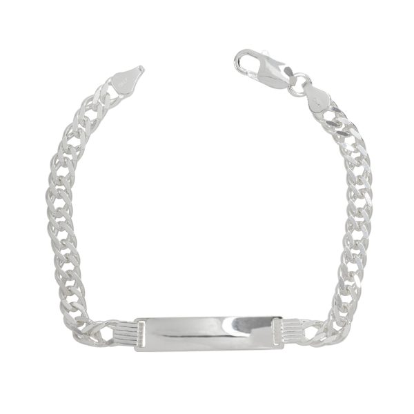 Pulsera piocha tejido Grumet doble en 21cm Brilho