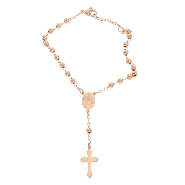 Pulsera Virgen de Guadalupe en Oro Gold Filled Brilho