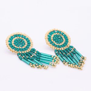 Aros Aretes. Enchape en Oro 18k de Bisuteria. En 4 Colores: Verde, Blanco, Lila y Negro. SKU: LILA: GAT0116596-1 | VERDE: GAT0116596-2 | BLANCO: GAT0116596-3 | NEGRO: GAT0116596-4 Brilho.