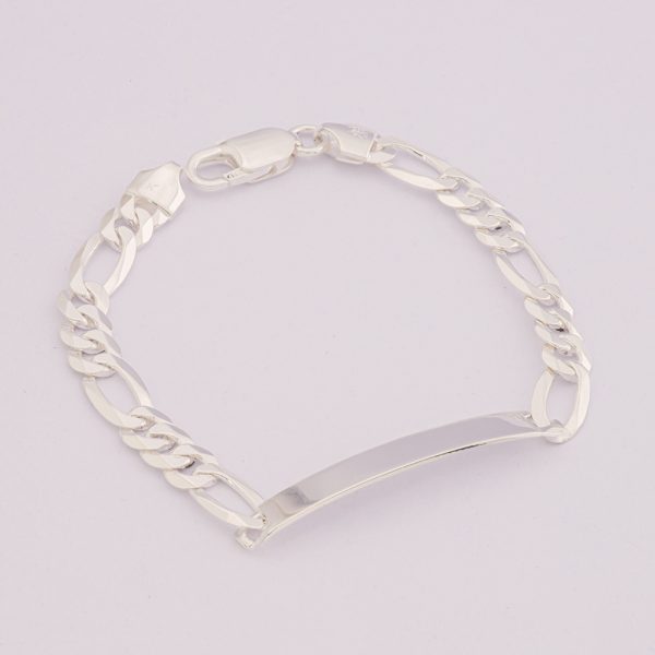 Pulseras Piochas de Hombre. Tejido Cartier. Plata Italiana 925. Peso de 10 Gramos. Largo de 18 cm. SKU: PPU1722003-10GR|18cm Brilho.