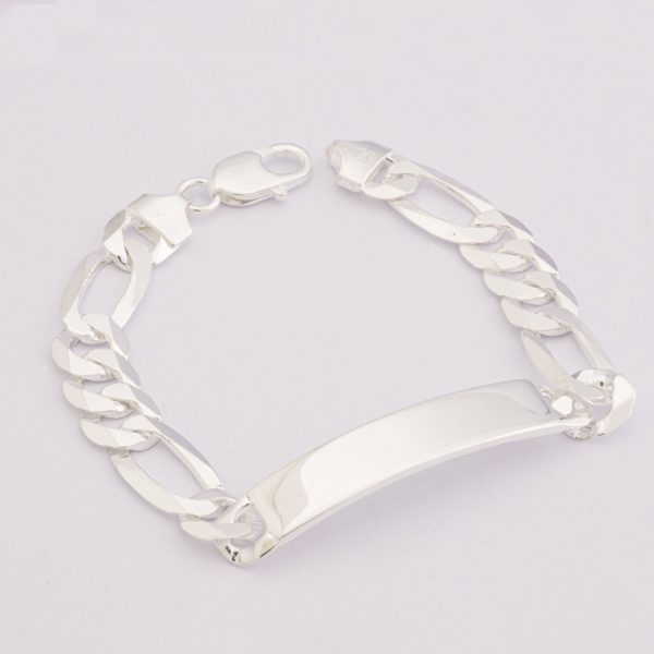 Pulseras Piochas de Hombre. Tejido Cartier. Plata Italiana 925. Peso de 20 Gramos. Largo de 19 cm. SKU: PPU1722003-20GR|19cm Brilho.