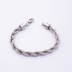 Pulsera Tourbillon. Acero Quirúrgico 316. Largo: 21cm Ancho: 6mm. SKU: APU0220053-02 Brilho.