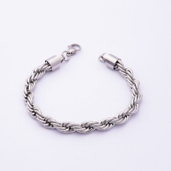 Pulsera Tourbillon. Acero Quirúrgico 316. Largo: 21cm Ancho: 6mm. SKU: APU0220053-02 Brilho.