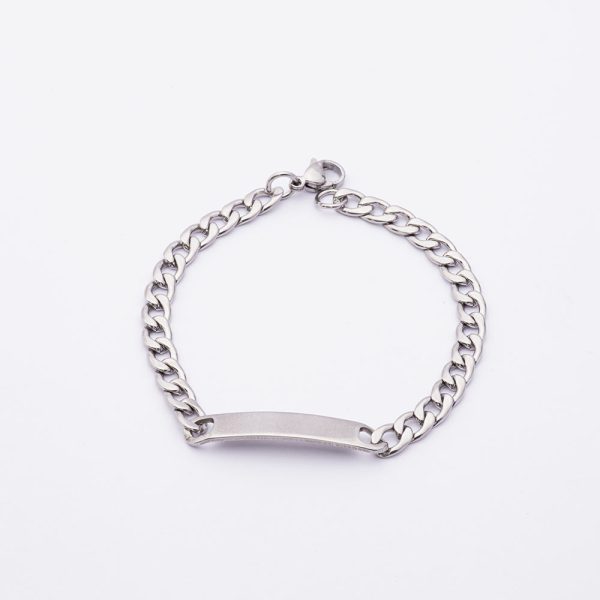 Pulseras Piochas doble. Acero Quirúrgico 316. Diseño Doble Largo Hombre 21cm. Largo Mujer 17cm. SKU: AAT0132011-X3U Brilho.