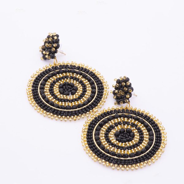 Aros aretes enchape en oro mostacilla Brilho - Imagen 3
